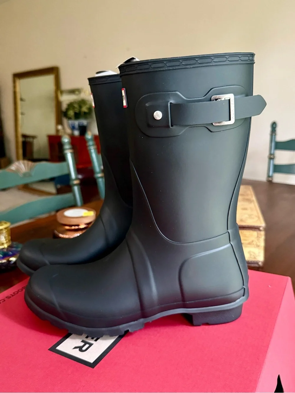 Hunter Women’s Original Short Rain Boots - Sz 8